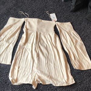 Off the shoulder romper